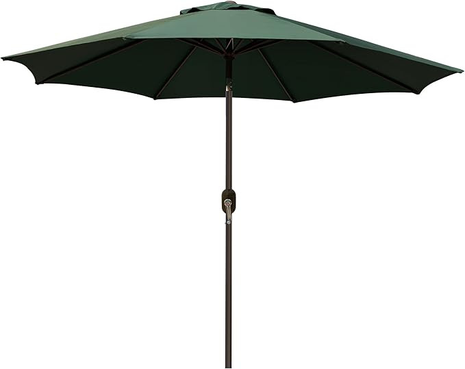 Blissun 9' Outdoor Patio Umbrella, Outdoor Table Umbrella, Yard Umbrella, Market Umbrella with 8 ... | Amazon (US)