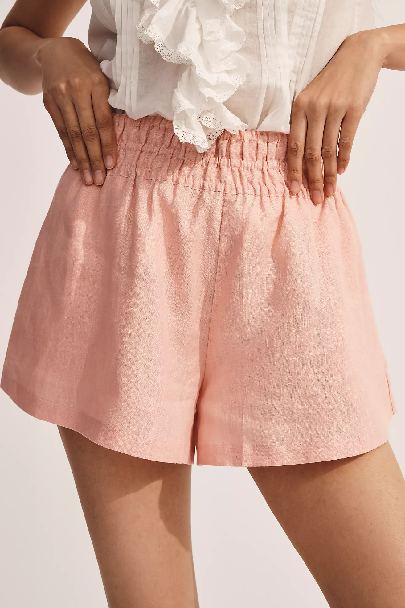The Somerset Linen Shorts | Anthropologie (US)