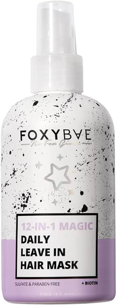 FoxyBae Leave In Hair Mask for Dry Damaged Hair and Growth - Overnight Hair Mask Treatment with B... | Amazon (US)