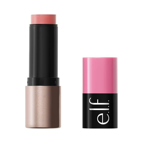 e.l.f. Soft Glam Cream Blush Stick, Buildable Cream Blush for A Natural Flush & Satin Finish, Made with Shea Butter, Vegan & Cruelty-Free, Pink On It | Amazon (US)