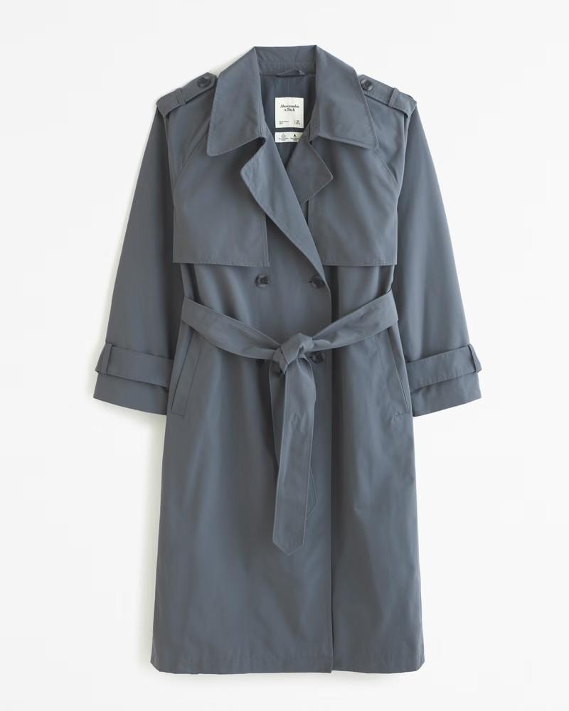 Elevated Trench Coat | Abercrombie & Fitch (US)