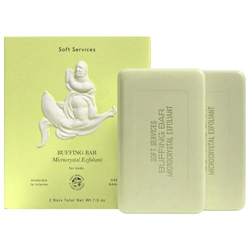 Soft Services Green Banana Buffing Bar Exfoliating Body Bar for KP and Ingrown Hair (2 pack) | Sephora (US)