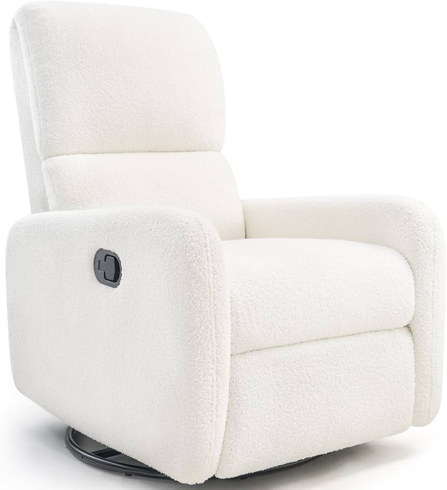 Jocisland Swivel Glider Rocking Recliner, Nursery Chair for Adults with 2 Massage Points, Rocker ... | Amazon (US)