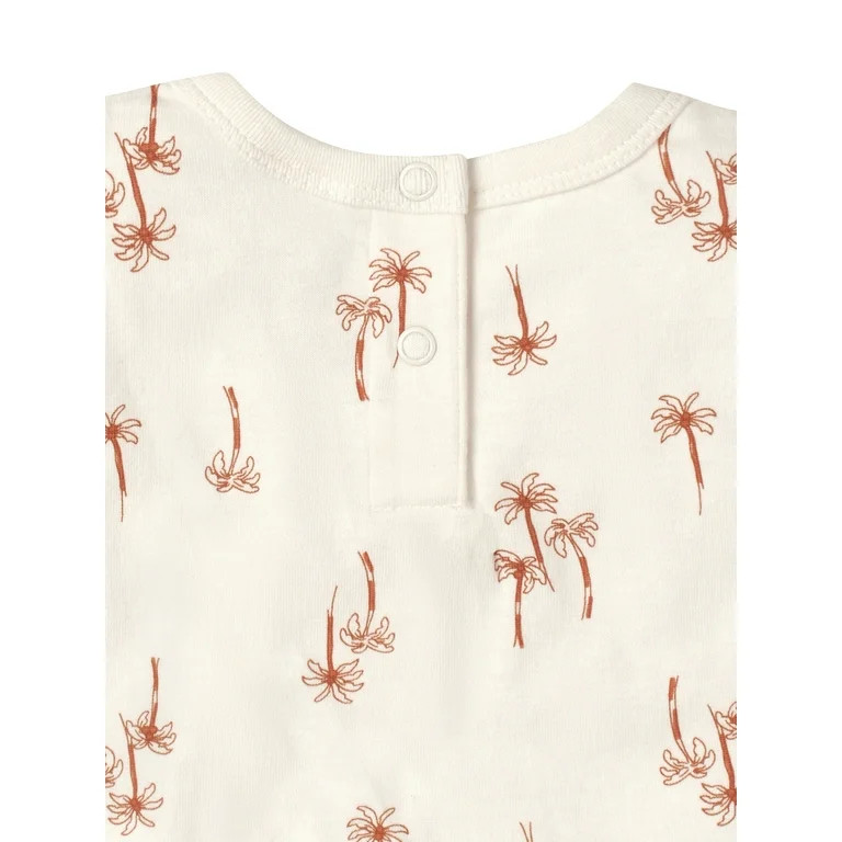 Modern Moments by Gerber Baby Boys Short Sleeve Tee and Gauze Shorts Outfit Set, 2-Piece, Sizes 0... | Walmart (US)