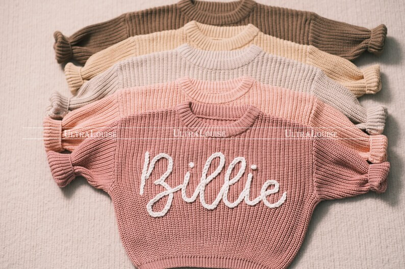 Cherished Custom Baby Sweaters: Personalize Their Name With - Etsy | Etsy (US)