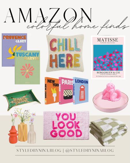 Amazon colorful home decor - pink home decor - coffee table books - amazon spring home decor - amazon Mother’s Day gift guide - amazon gifts for mom - Tiktok viral blanket - amazon office decor 



#LTKsalealert #LTKhome #LTKU