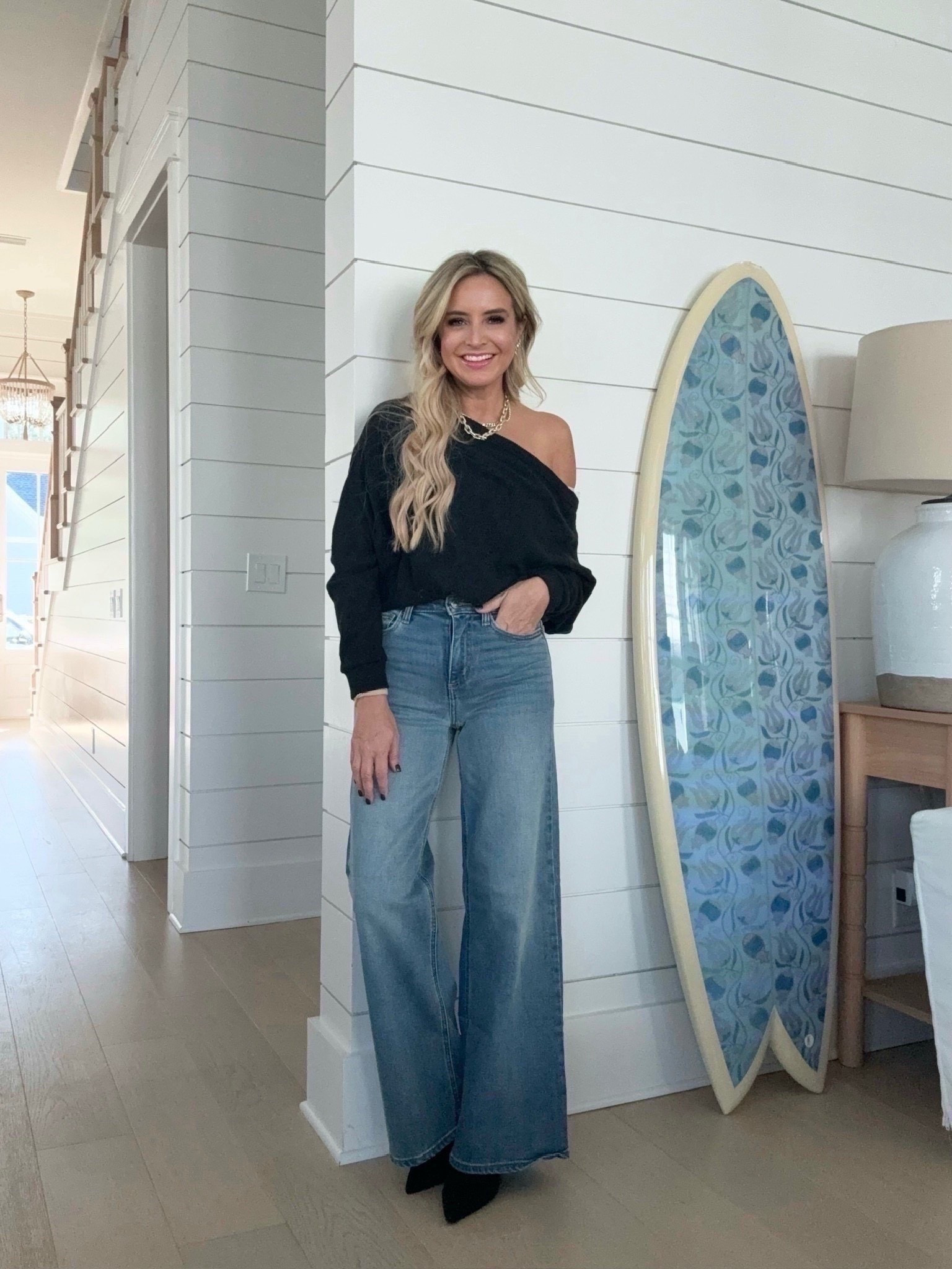 Loving this off the shoulder sweater - wearing XS and size 2 denim - Target head to toe!!

#LTKSeasonal #LTKFindsUnder50 #LTKootd