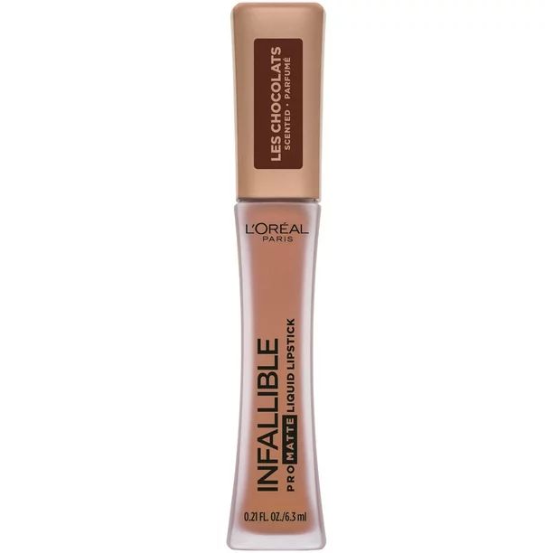 L'Oreal Paris Infallible Pro Matte Les Chocolats Scented Liquid Lipstick, Sweet Tooth, 0.21 fl. o... | Walmart (US)
