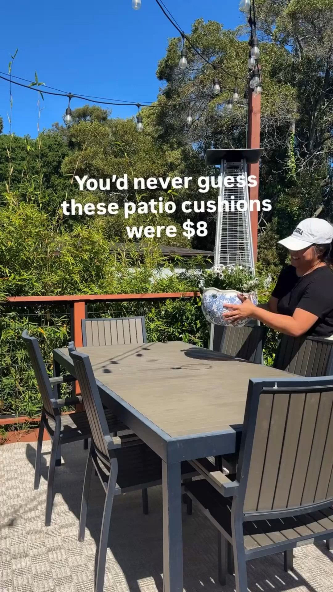 Cozy patio decor on a budget doesn’t have to look cheap. These $8 outdoor cushions completely transformed my outdoor dining space and gave it that high-end, luxury patio look, without the price tag.

It’s not about spending more, it’s about choosing pieces that elevate the whole space.

Save this for your spring patio refresh 

Comment “Shop” and I’ll send you the link

Follow me for cozy home decor, patio styling, and simple ways to make space for joy