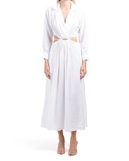 Linen Blend Derby Dress | Clothing | T.J.Maxx | TJ Maxx