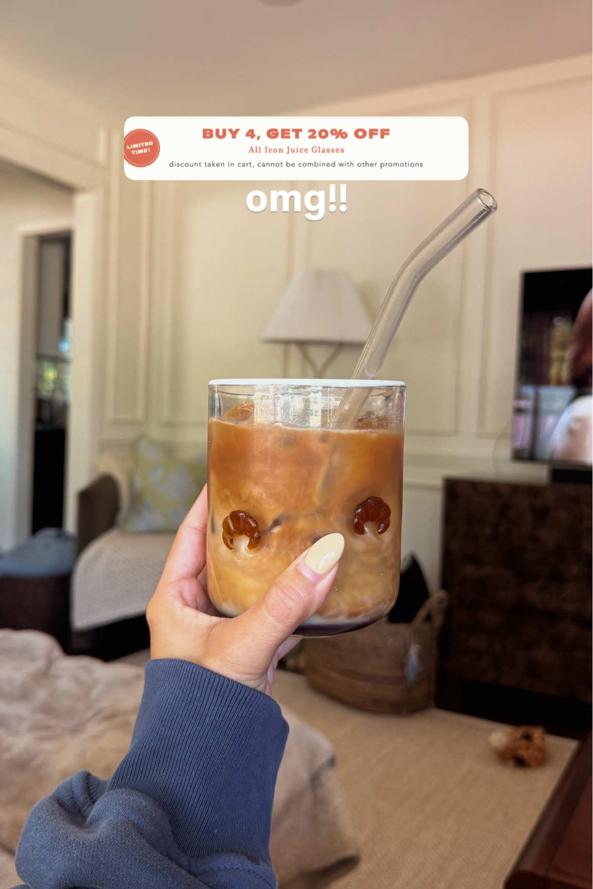 20% off icon glasses when you buy 4! I love getting these for gifts & filling them with goodies too

#LTKHome #LTKSaleAlert