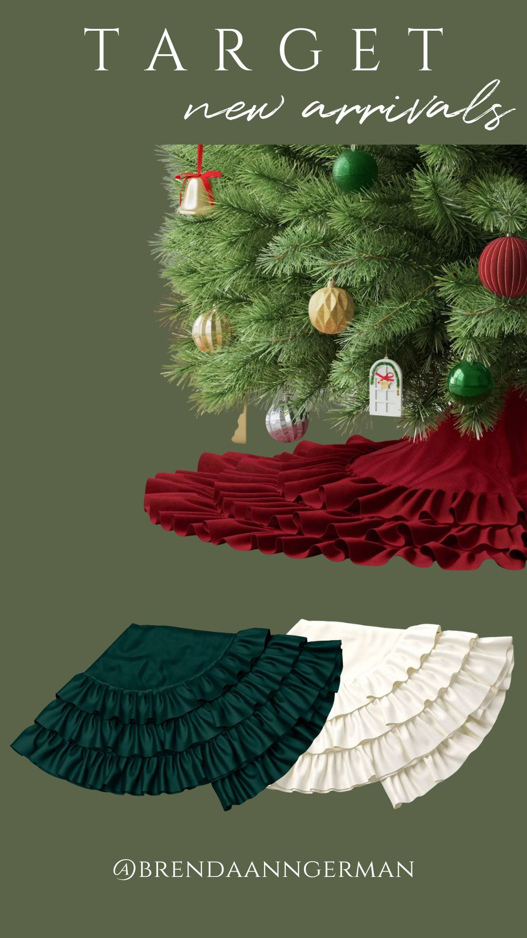 Why love a tree skirt when you can love a TRIPLE skirt 🙂‍↔️ 

#LTKSeasonal #LTKHome #LTKFamily