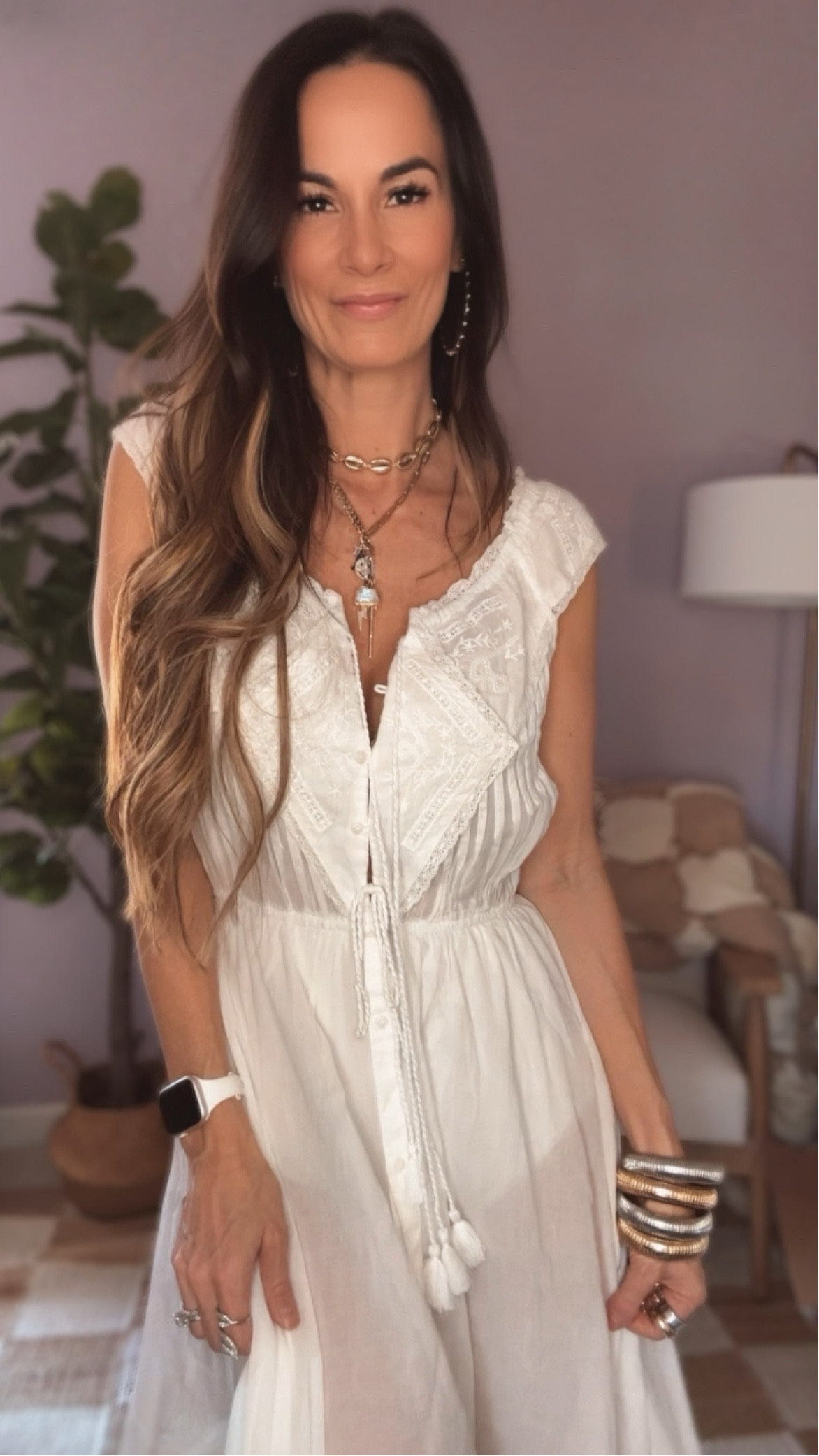 Boho vibes with a twist and an attached bodysuit 🤍🕊️ 

Everything is linked in my bio 🔗
Wearing size Small in the bodysuit 
Size 25 in the denim shorts 

#nicolecolee #winterwhites #flowyfashion #fashionstyle #fashionblogger #fashion #musthave #whenyouwearfp #thisisfp #thisisfreepeople #springfashion #springbreak #springvibes #styleblogger #style #styleinspiration #fashionover40 #SpringFashion #FlowySkirtStyle #WhiteTeeChic #PlatformSneakers #MinimalistElegance #FreshSpringLook #CasualElegance #SimpleYetStylish #EffortlessChic #WhiteOutfitGoals 

#LTKstyletip #LTKSeasonal #LTKover40