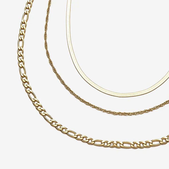 Chelsea Layered Chain Necklace | Victoria Emerson