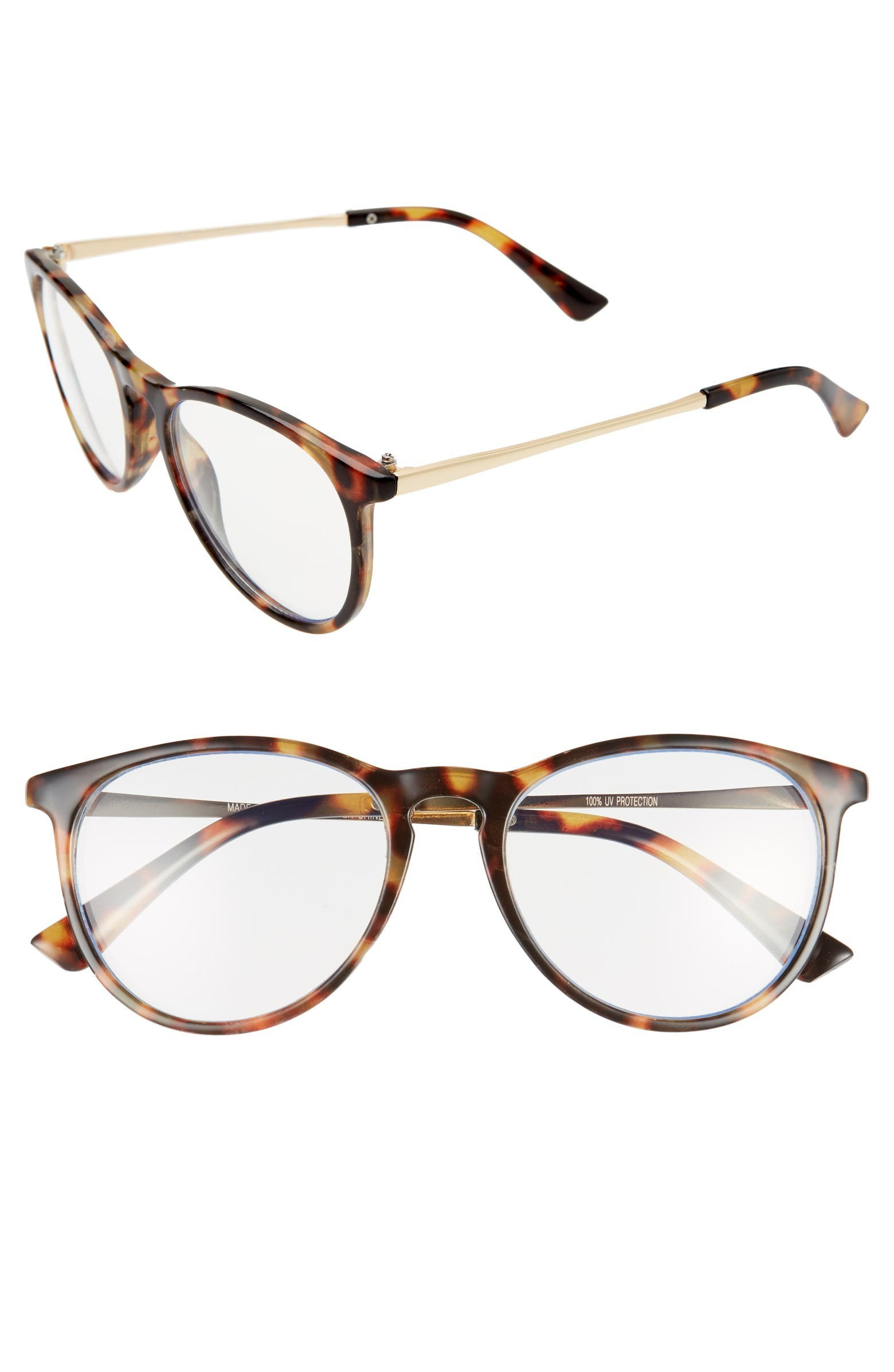 55mm Blue Light Blocking Glasses | Nordstrom