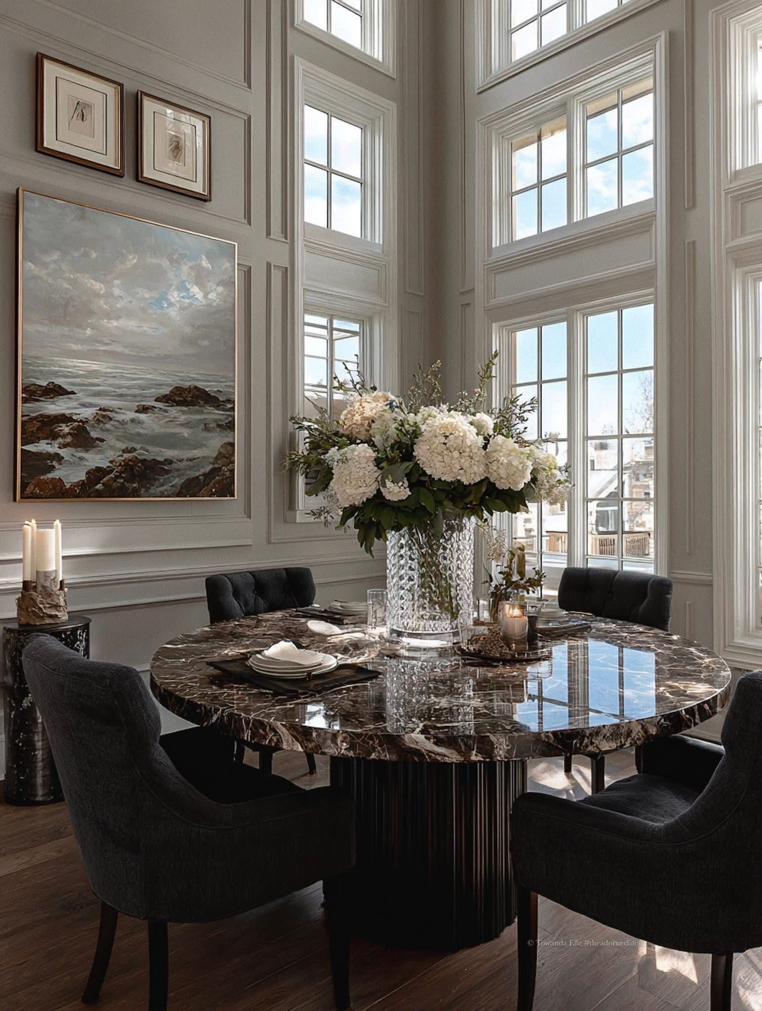 Elegance is learned through restraint. This Ralph Lauren–inspired dining room shows how thoughtful materials, natural light, and purposeful details can turn simplicity into a daily lesson in refined style!  #ralphlaurenhome #diningroominspo

#LTKHome