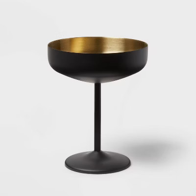 8oz Stainless Steel Coupe Glass Gold - Threshold™ | Target