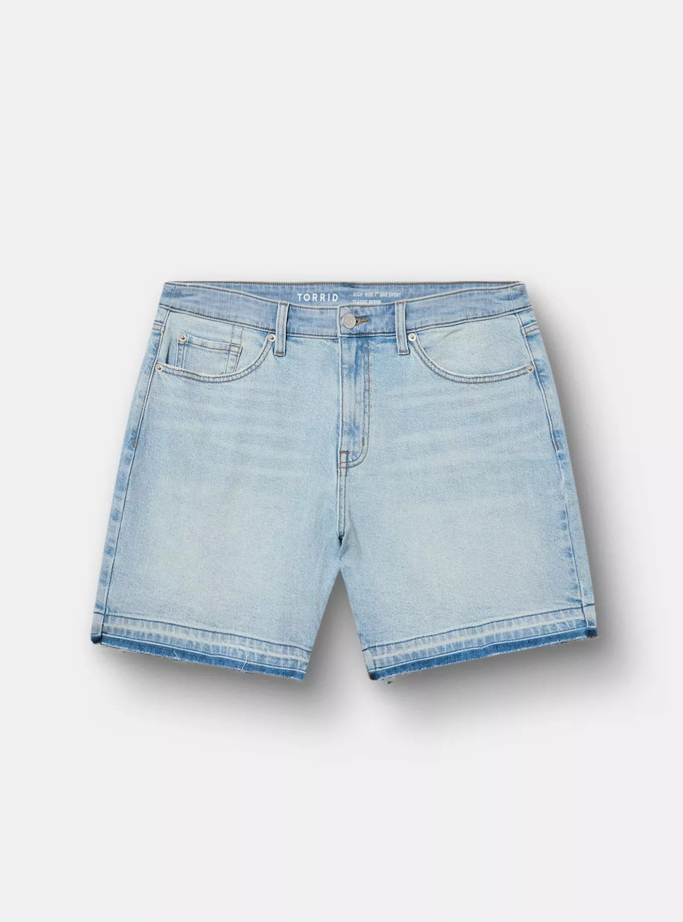 7'' High-Rise Dad Denim Short | Torrid (US & Canada)
