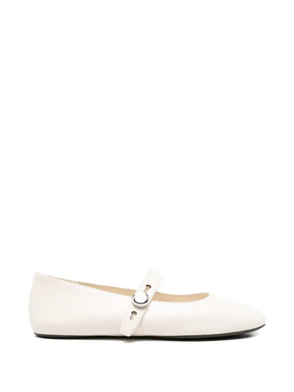 Romy Mary Jane buckle strap ballet flats | Farfetch Global