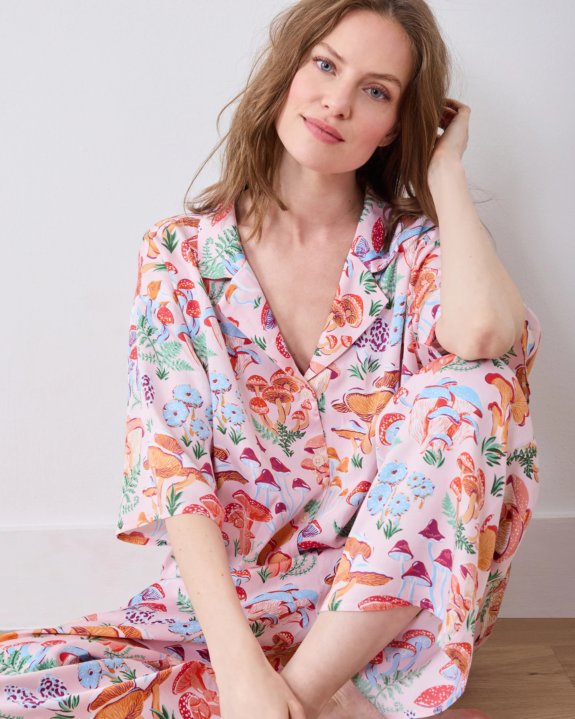 Mushroom Medley - Eco Satin Wildest Dreams Set - Blush | Printfresh