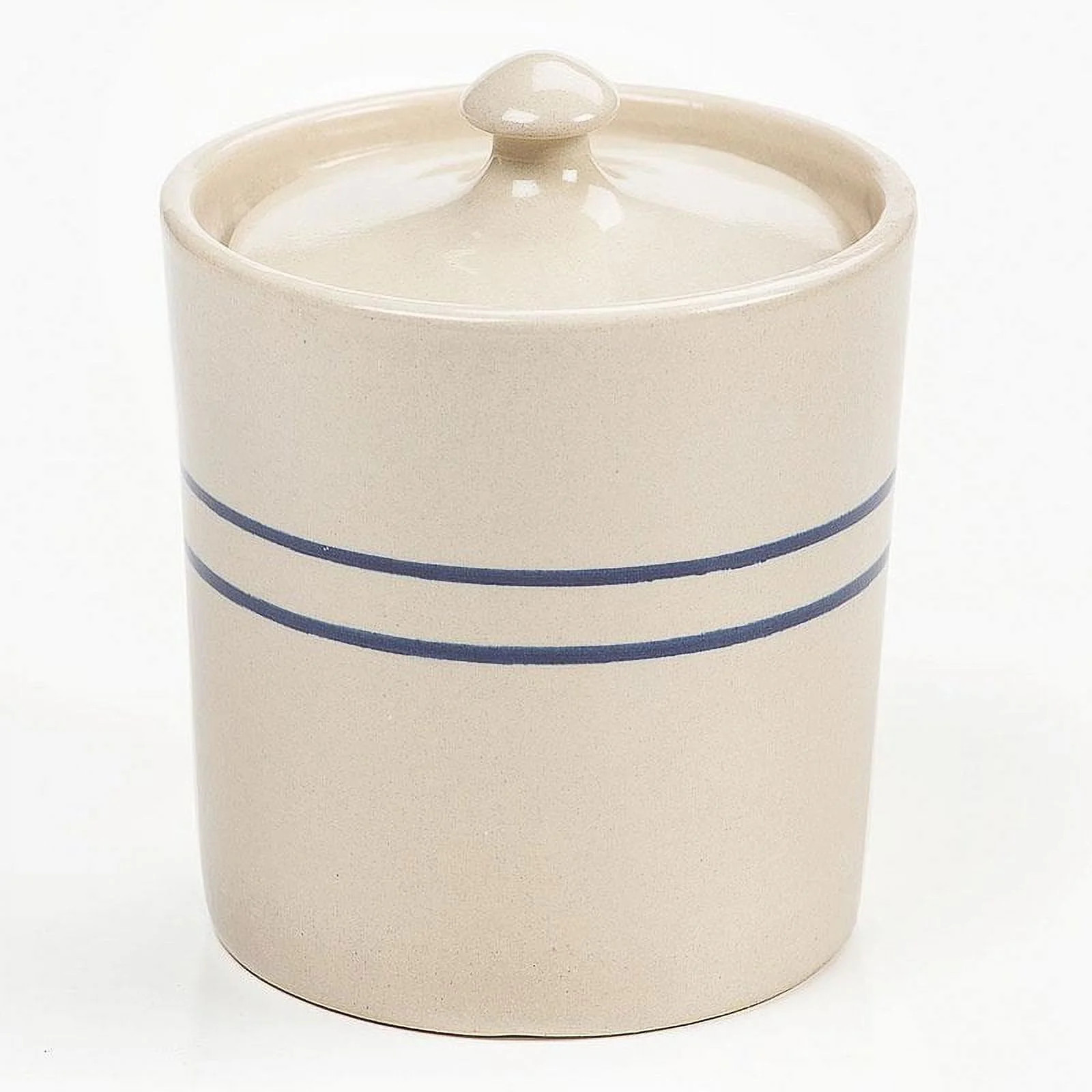 Heritage Blue Stripe Stoneware Small Canister | Walmart (US)