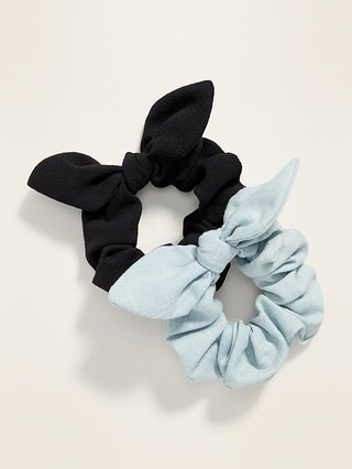 Bow-Tie Scrunchie 2-Pack For Women | Old Navy (US)