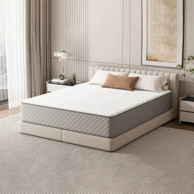 Noren Quilted Top 12" Twin Mattress Memory Foam Medium Firm Hybrid Mattress in a box With Certipur-us, Pocket Spring | Wayfair North America