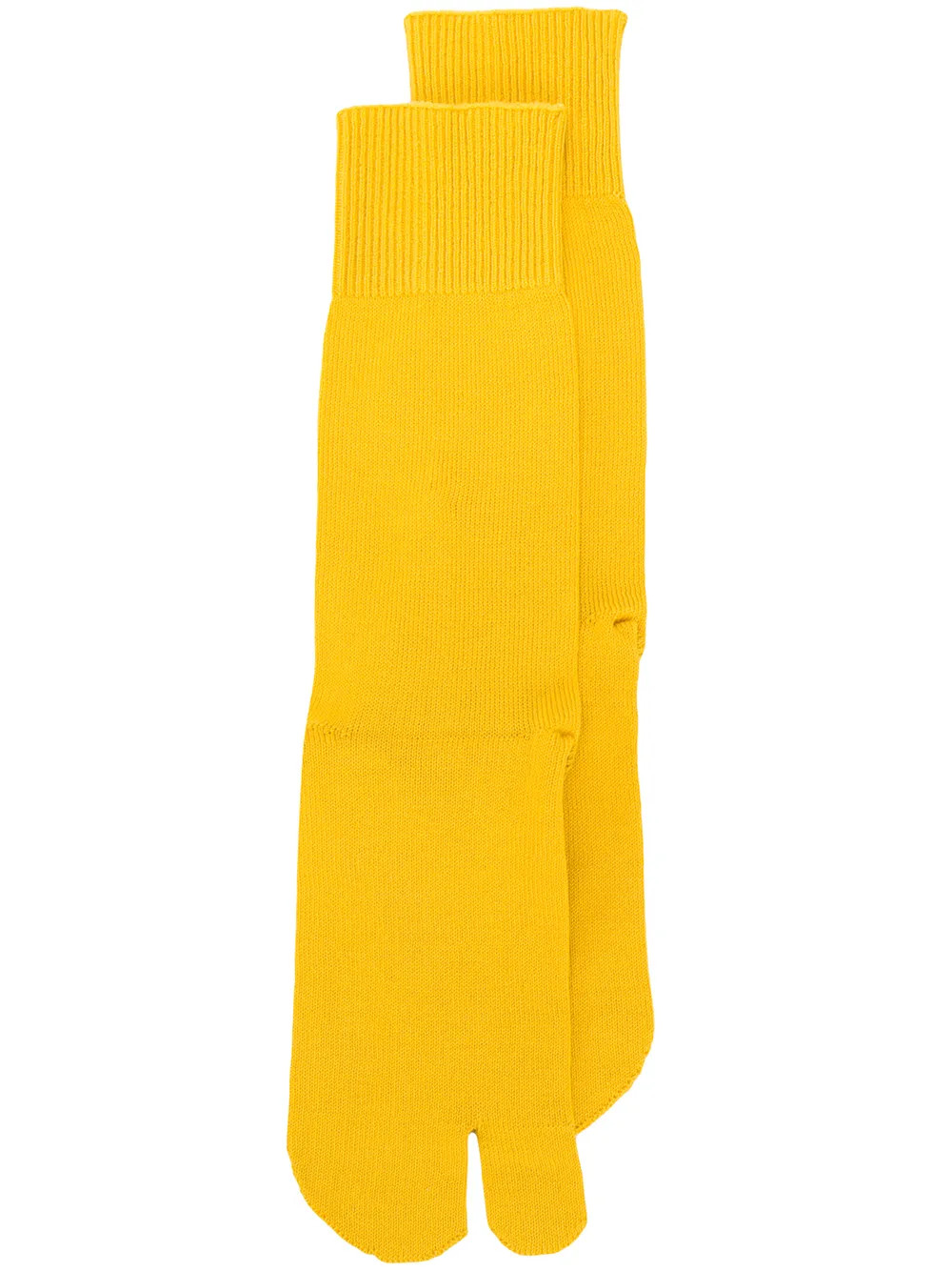 Maison Margiela Tabi socks - Yellow & Orange | FarFetch Global