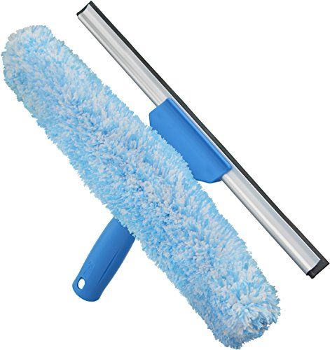 Unger Professional 14" Window Cleaning Tool: 2-in-1 Microfiber Scrubber and Squeegee | Amazon (US)