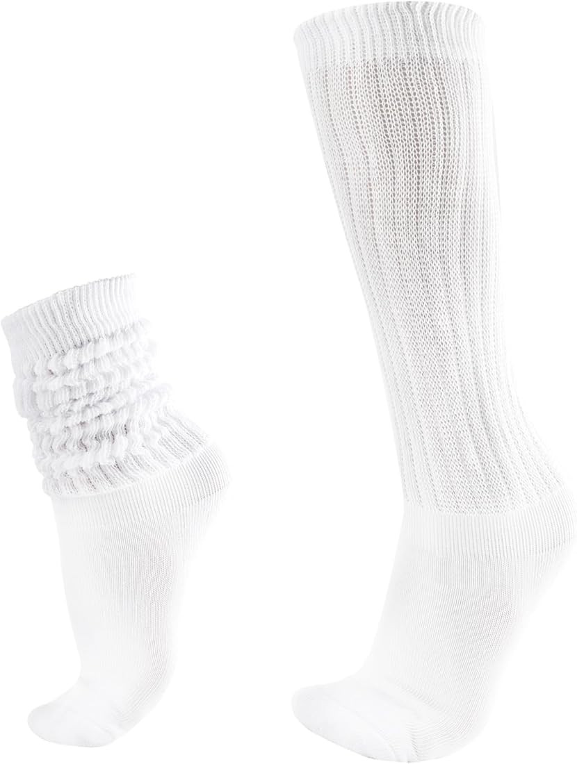 anpiwshjo Slouch Socks, Slouch Socks for Women, Stack Socks, Scrunch Socks Women, 90s Socks for W... | Amazon (US)