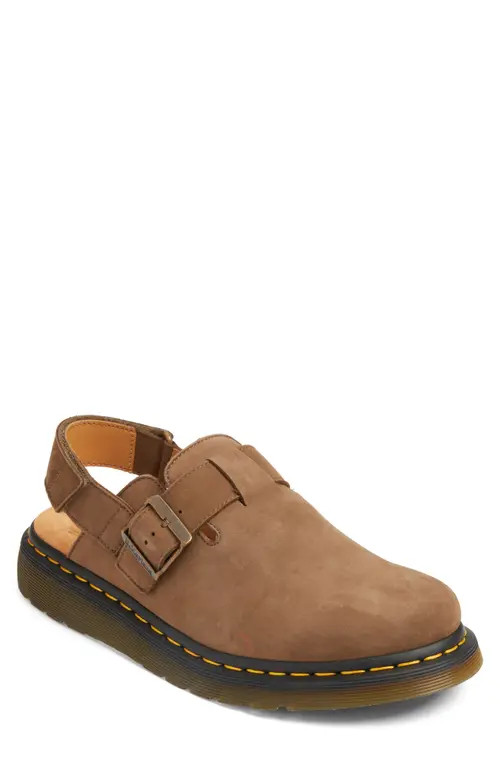 Dr. Martens Jorge II Water Resistant Slingback Clog in Dark Khaki Buttersoft at Nordstrom, Size 8Us | Nordstrom