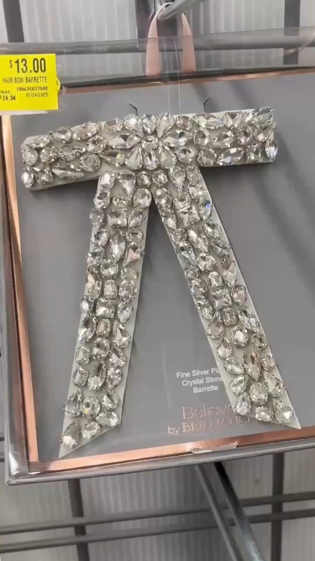 Still available to buy online at $25. 

Sparkly bow hair barrette down to $13 in store at my local Walmart! Love this ❤️

#LTKSeasonal #LTKWedding