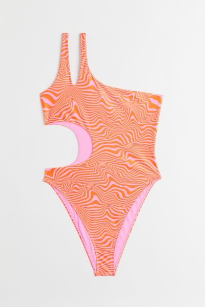 High leg one-shoulder swimsuit | H&M (UK, MY, IN, SG, PH, TW, HK)