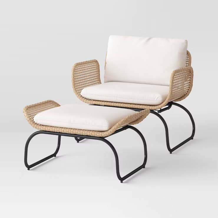 Statement Chair with Ottoman - Threshold™ | Target