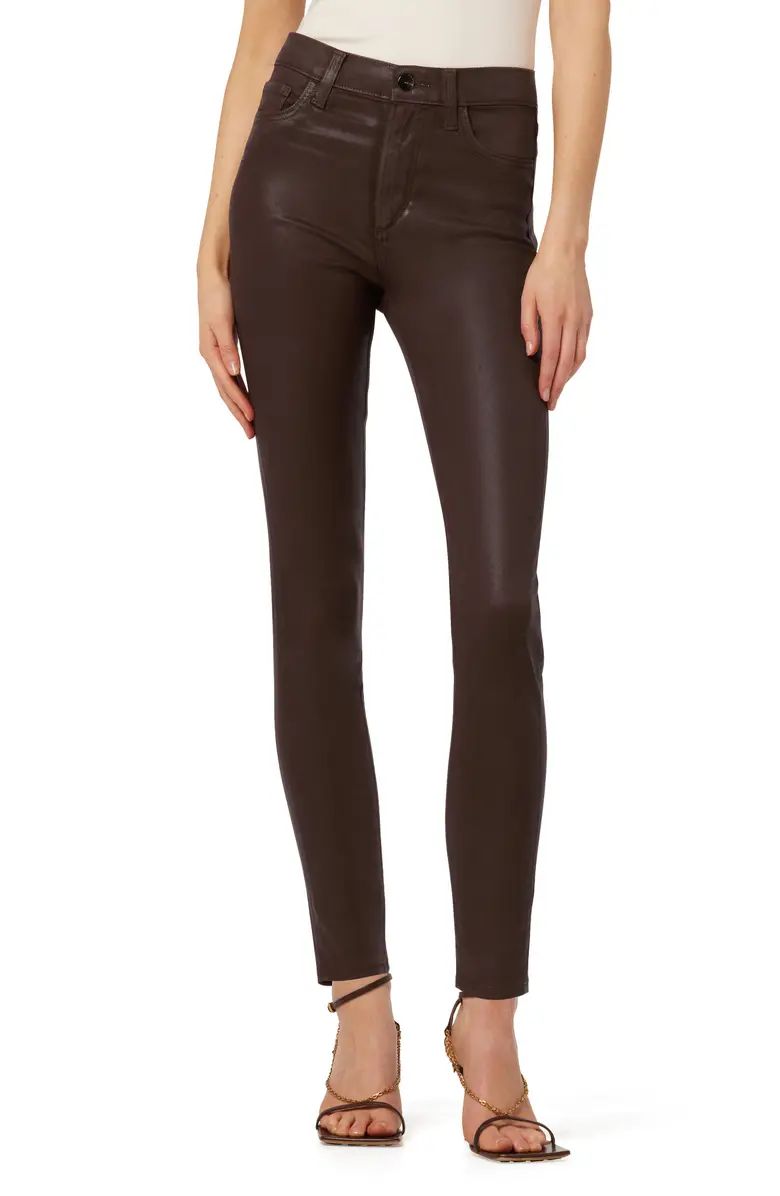 The Charlie High Waist Coated Ankle Skinny Jeans | Nordstrom
