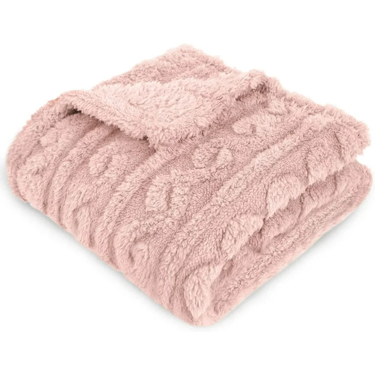 Baby Blanket for Girls Toddlers 3D Fleece Fluffy Fuzzy Blanket for Baby, Soft Warm Cozy Fleece Bl... | Walmart (US)