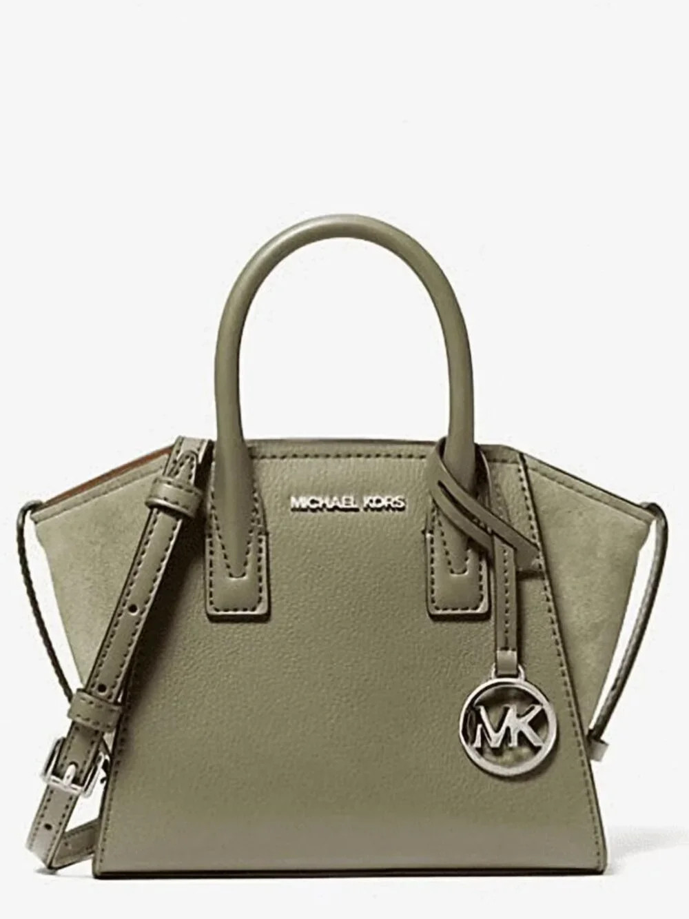 NWT Michael Kors Avril Extra-Small Leather Satchel - Thyme | Poshmark