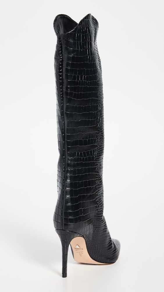 Schutz Maryana Croc Tall Boots | Shopbop | Shopbop