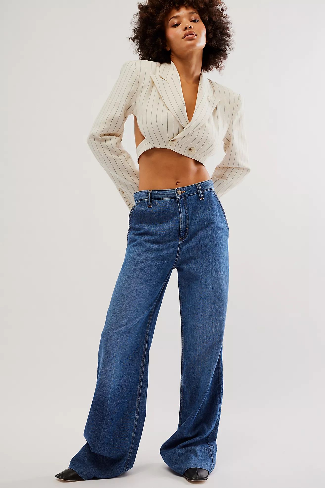 Lee Stella A-Line Trouser Jeans | Free People (UK)