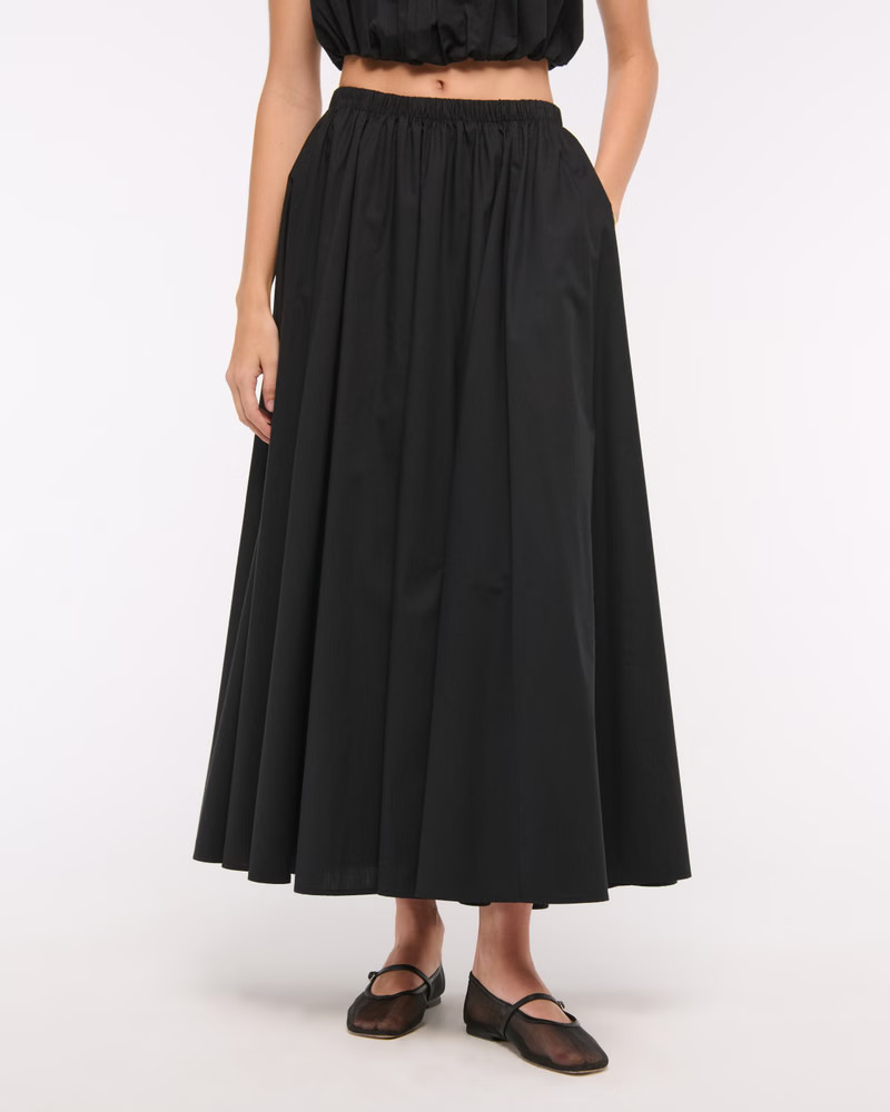 Women's Mid Rise Maxi Skirt | Women's Bottoms | Abercrombie.com | Abercrombie & Fitch (US)
