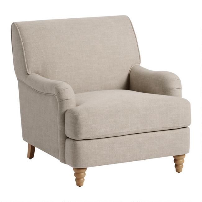 Roll Arm Doria Upholstered Chair | World Market