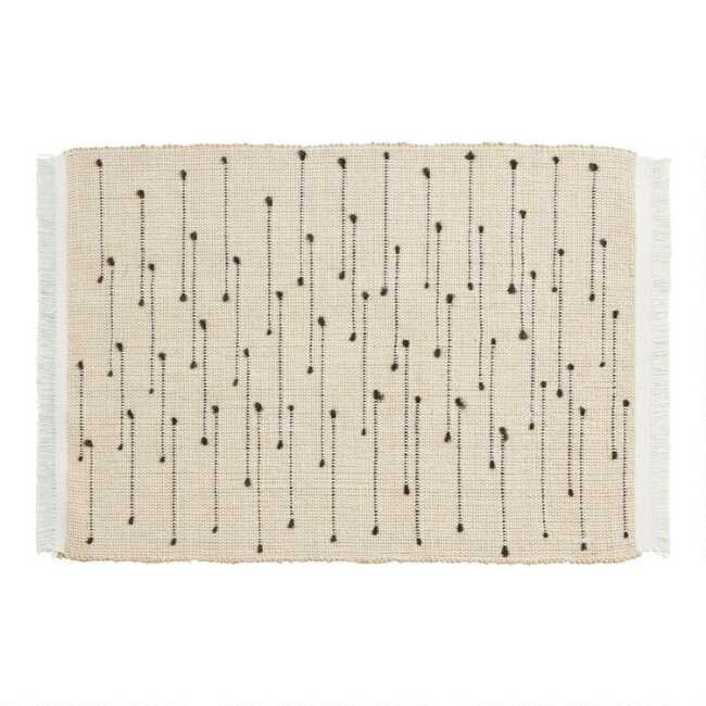 Black Dot Arusha Placemats Set Of 4 | World Market