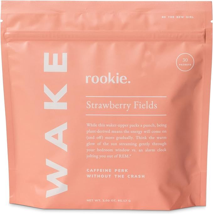 Wake Natural Energy Drink Powder by Rookie Wellness, Stress Relief, Brain Supplements for Memory ... | Amazon (US)