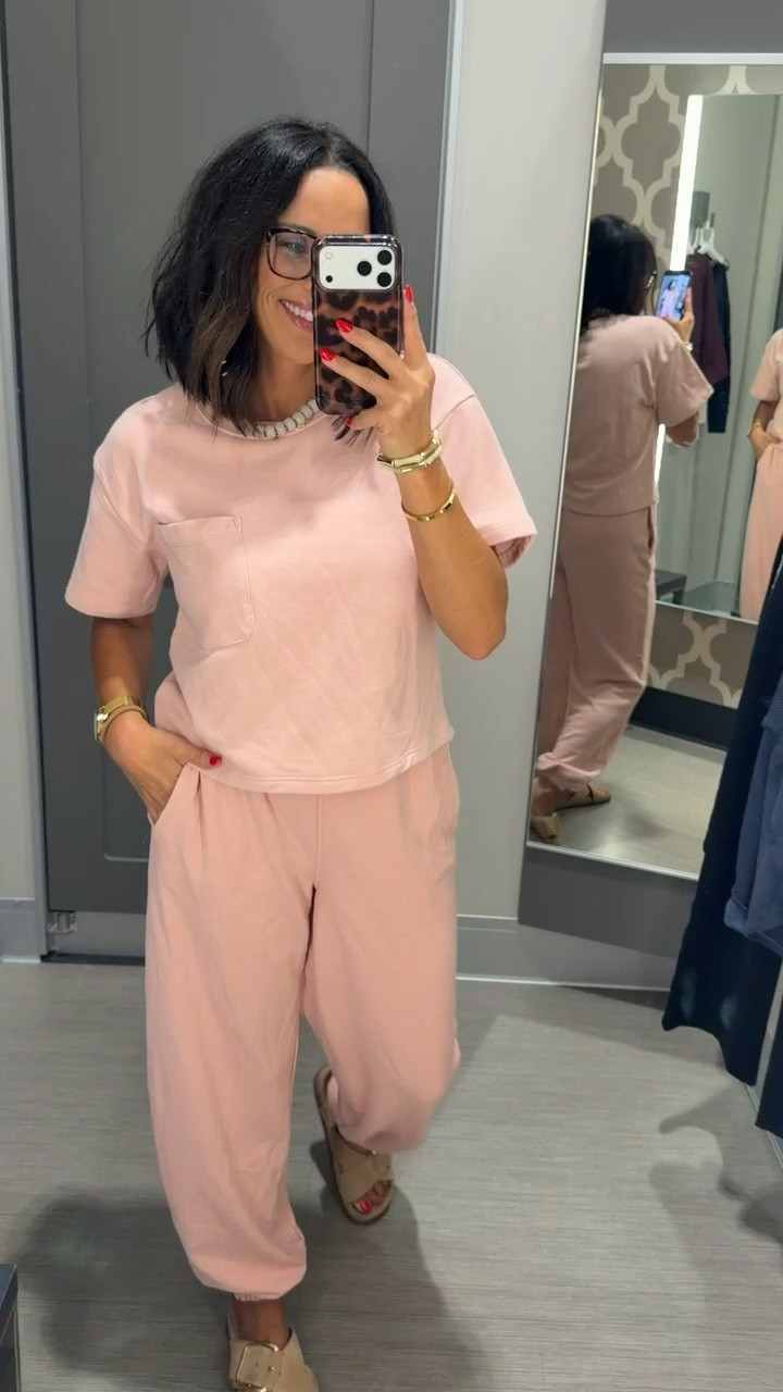 The cutest lounge set that looks way more expensive than it is 💗 Soft, comfy, and one you’ll reach for on repeat. Wearing my true size XS!

#TargetStyle #TargetFinds #TargetFashion #MatchingSet #LoungeSet #ComfyStyle #AffordableFashion #CasualStyle #LTKStyle #OOTD #EverydayStyle
