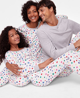 Holiday Lane Star Matching Family Pajama Sets, Created for Macy's - Macy's | Macy's