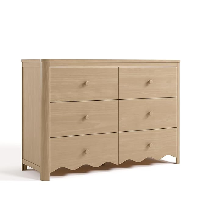 Storkcraft Casablanca 6 Drawer Dresser (Driftwood) – GREENGUARD Gold Certified, Sturdy Dresser ... | Amazon (US)