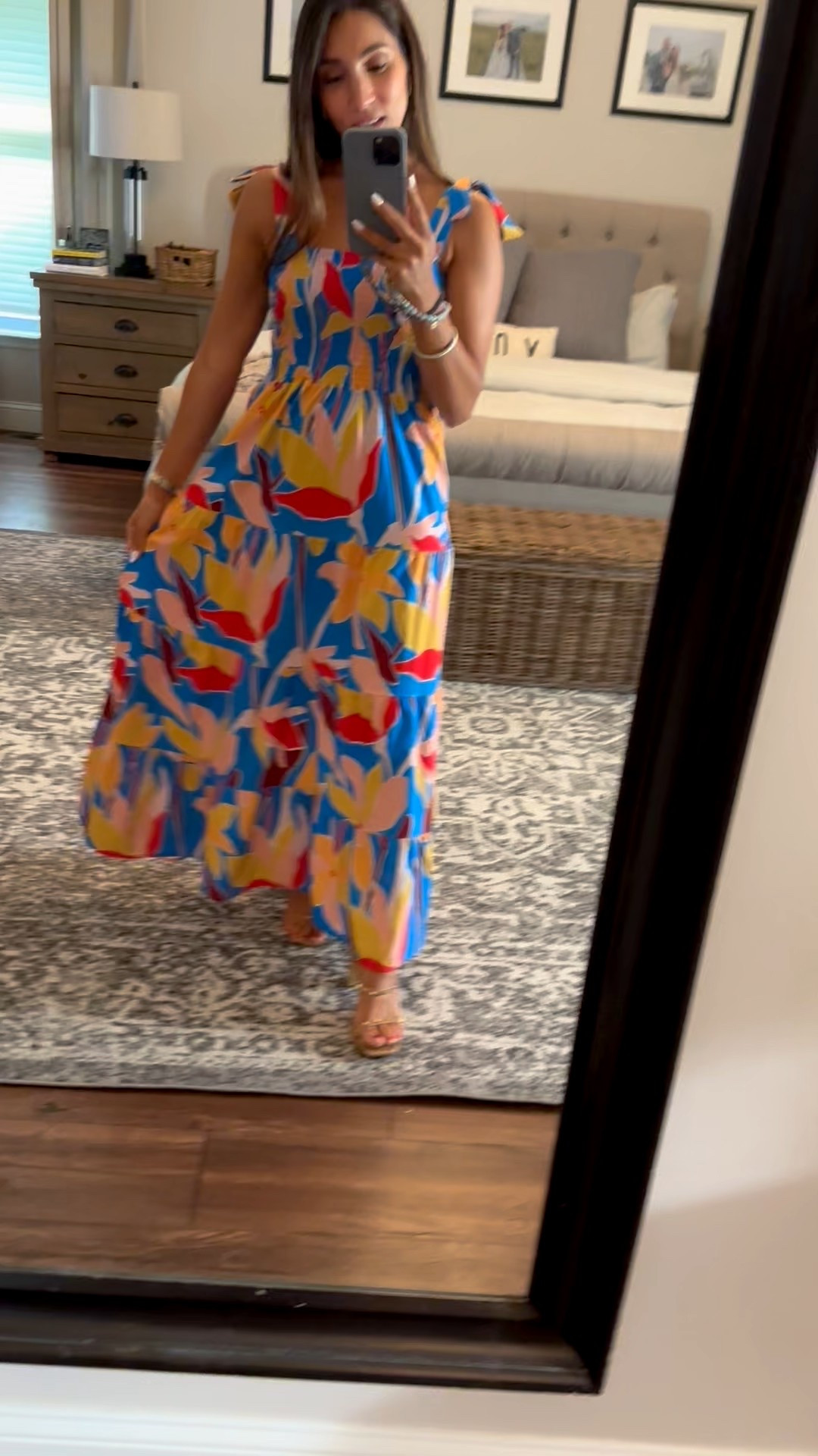 This floral maxi is giving all the cheerful vibes with a burgundy pop that makes it perfect for transitioning into fall. Whether you’re a teacher on day one or just need a mood lift, this dress is lightweight, comfy, and flattering with its ruched empire waist. Bonus: you can wear it with a regular bra (though I recommend strapless 😉). Amazon find + also available at Target—links ready for you! ✨

#effortliss #amazonfinds #targetstyle #maxidress #falltransition #teacherstyle #backtoschooloutfit #ootd #styleinspo #budgetfriendlyfashion #ltkunder50 #comfortandstyle

#LTKFindsUnder50 #LTKWorkwear #LTKTravel