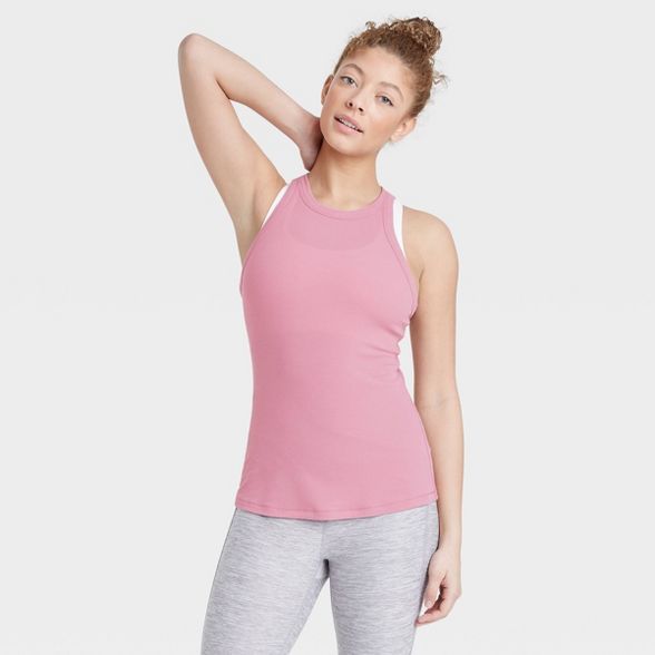 Women's Active Ribbed Tank Top - All in Motion™ | Target