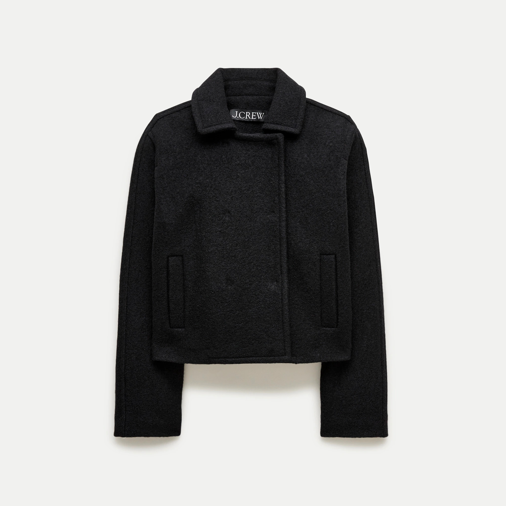 Double-breasted jacket in boiled wool | J. Crew US