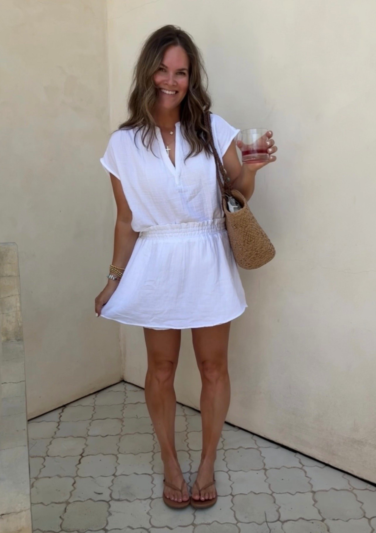 This linen skirt has built-in shorts & pockets 🙌🏼 both pieces are also 50% off and come in other colors too!

#LTKootd #LTKSaleAlert #LTKmomlife